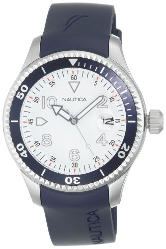 41RX8rSNCEL Nautica Mens NST03 Blue Resin Watch #N10022G