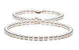 AA+ Quality, 22-inch, 6.5-7.0 mm, White Akoya Pearl Necklace