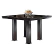 Abby Counter-Height Table with Leaf - Espresso