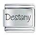 Name Destany Italian Charms Bracelet Link