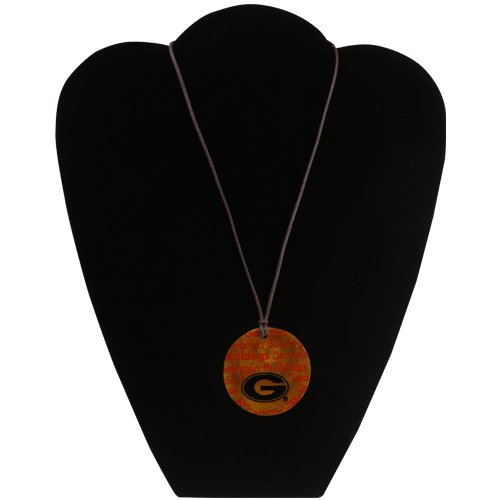 Dayna U Georgia Bulldogs Ladies Infinity Wooden Necklace