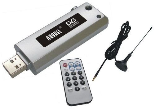 August PC/Laptop USB Freeview/HDTV Receiver - Silver (Star Winner of What Hi-Fi, What Video & Active Home Magazines) - Vista Compatible