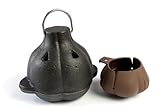 Charcoal Companion Cast Iron Garlic Roaster & Squeezer Set - CC5127