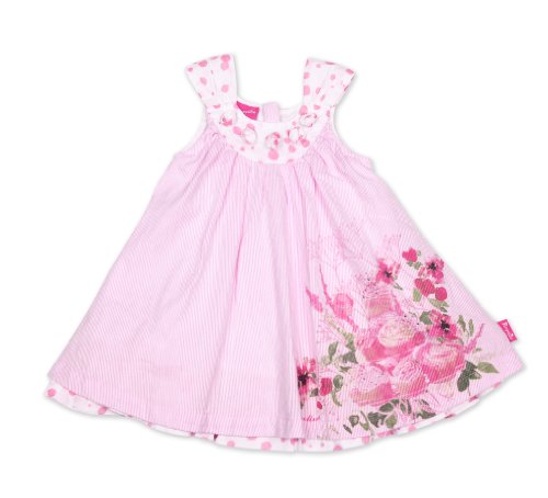 Pampolina Baby - M&auml;dchen Kleid, All over Druck S2115027, Gr. 98, Blau (0005) Preisvergleich