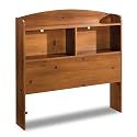 South Shore Furniture, Logik Collection, Bookcase Headboard 39", Sunny Pine