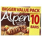 Alpen 10 Bars Fruit Nut And Chocolate Cereal 290 Gram - Pack of 6