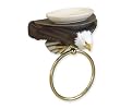 Bald Eagle Towel Ring and Soap Dish Shelf