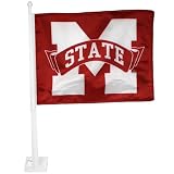 Mississippi State Bulldogs Car Flag