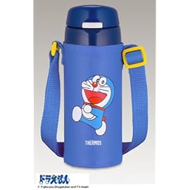 THERMOS 真空断熱ストローボトル ドラえもん ブルー FDR-401FD BL