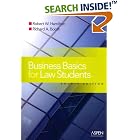 Click here to buy Business Basics for Law Students: Essential Concepts And... by  Robert W. Hamilton and Richard A. Booth.
