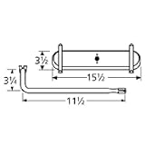 Burner Asmby, Ovl Sgl, , Ss, 14.25 X 5; Arkla