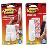 Command(TM) Utility Hooks w/Adhesive Strips 17003 Large