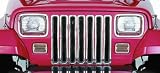 Rampage R7509 Grille Insert Chrome for 1987-95 Jeep Wrangler YJ