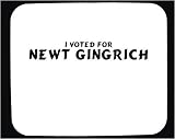 I voted for Newt Gingrich Mouse Pad