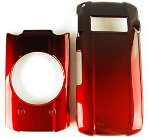 SHINY HARD COVER CASE FOR CASIO G ZONE RAVINE 2 C781 TWO COLOR BLACK RED