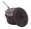 The Camp Chef CP-12 Cast Iron 7.5 Quart Seasoned Cast Pot, 2 piece set.