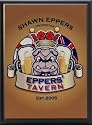 "Traditional" Series Personalized Pub Sign with Bulldog Theme