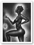 Lock & Key (Female) - "The Lock" by Kevin Williams (WAK) 8"x9.75" Art Print Poster