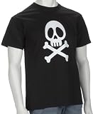 T-SHIRT STORE Tete de Mort Boy, Groesse M, black