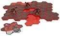 Heroscape Expansion Set volcarren Wasteland Lava Terrain with Guards
