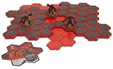 Heroscape Expansion Set volcarren Wasteland Lava Terrain with Guards
