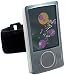 Silicon Clear Skin Case with armband for Zune 80gb 120Gb. Premium Automotive Car Charger And Home AC Travel Wall Charger included.