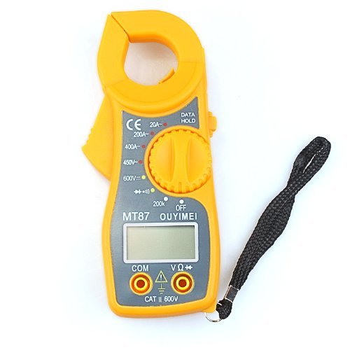 Mini Digital Clamp-On AC/DC MultiMeter Meter Electronic Load Tester 400A MT87 