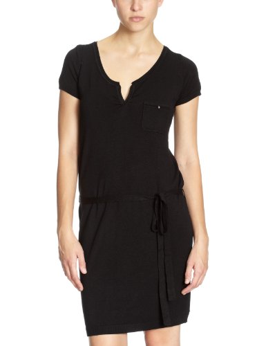 NafNaf Damen Kleid/ Knielang R35, Gr. 40 (L), Schwarz (0625 noir) Preisvergleich