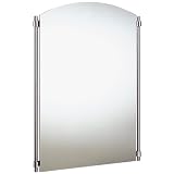 :USE Form One Wall Mirror, Polished Chrome and Satin Chrome by :USE