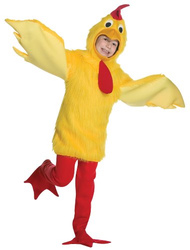 Kids (Size 7-10) Fuzzy Chicken Costume
