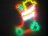 Huge Gift Stocking LED rope light;Christmas Lights; Christmas decoration yard lights