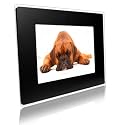 Pictorea Pro 15" Digital Photo Frame (Clear Acrylic & Black Mount) MP3/Movies/Jpeg & Remote With Zero Dead Pixel Warranty