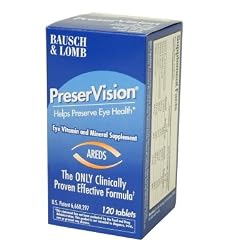 Ocuvite Preservision Eye Vitamin and Mineral Supplement Tablets - 120 Ea