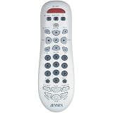 3-DEVICE Universal Remote Control with Partial Back Lighting