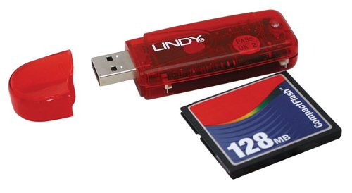 Lindy USB-CF-Kartenleser mit 128 MB intern
