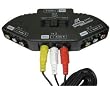 A V AV 3 Port Selector Switch w FREE Cable