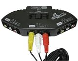 A/V AV 3 Port Selector Switch w/ FREE Cable