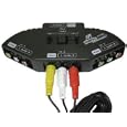 A/V AV 3 Port Selector Switch w/ FREE Cable