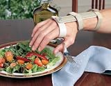 Wrist Support with Palmar Swivel Clip - Large 3 1/2 Right