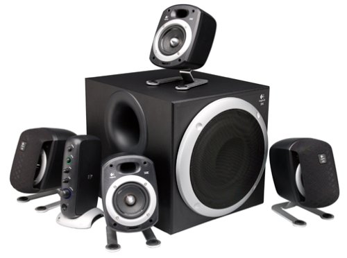 Logitech Z560 4.1 Computer Speakers (5-Speaker, Black)