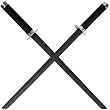 Full Tang Combat Ninja Sword With Back Straps - 2 Piece