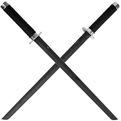 Full Tang Combat Ninja Sword With Back Straps - 2 Piece
