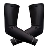 Suddora Multi Colored UV Arm Sleeves for Sport (Black)