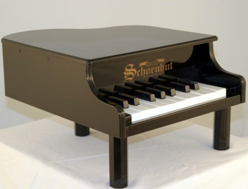 Schoenhut Mini Baby Grand Child Piano - 18 Key - Black