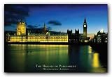 columbuss of Parliament - London - 24x36 - ART PRINT / POSTER