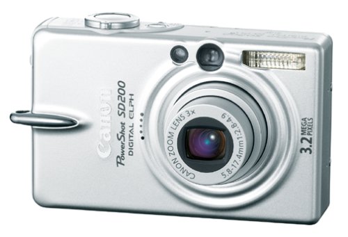 Canon Powershot SD200 3.2MP Digital Elph Camera with 3x Optical Zoom