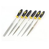 uxcell　ダイヤモンドニードルヤスリ　ジュエリー　ウッド　クラフト　金属　ガラス　石　彫刻　4 x 160mm　6本入り