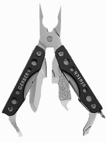 Gerber 22-41506 Clutch Mini Pliers Keychain Tool - Special Ops Gray