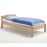 Einzelbett Jugendbett JAN Buche massiv 100 x 200 cm