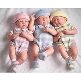 La Newborn 15" Real Girl w/Yellow Hat Special Edition Berenguer Doll